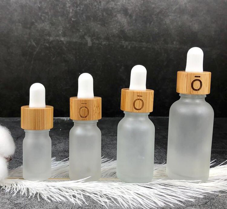 New-5ml-10ml-15ml-20ml-30ml-50ml-Oil-Bottle-With-Bamboo-Essence-In-Frosted-Glass-1000Pcs-4
