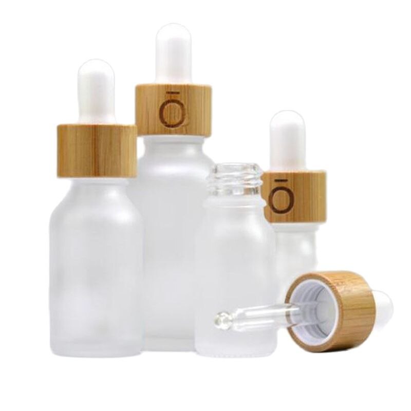New-5ml-10ml-15ml-20ml-30ml-50ml-Oil-Bottle-With-Bamboo-Essence-In-Frosted-Glass-1000Pcs-5