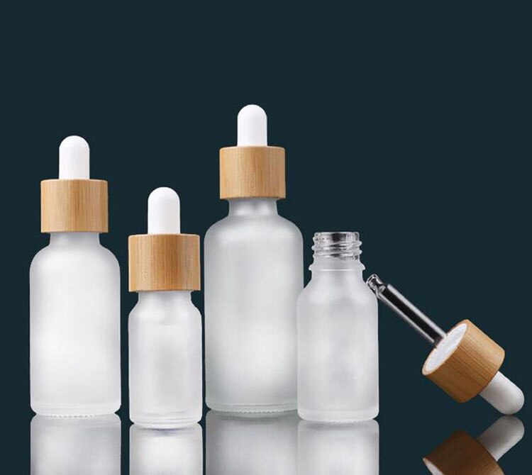 New-5ml-10ml-15ml-20ml-30ml-50ml-Oil-Bottle-With-Bamboo-Essence-In-Frosted-Glass-1000Pcs