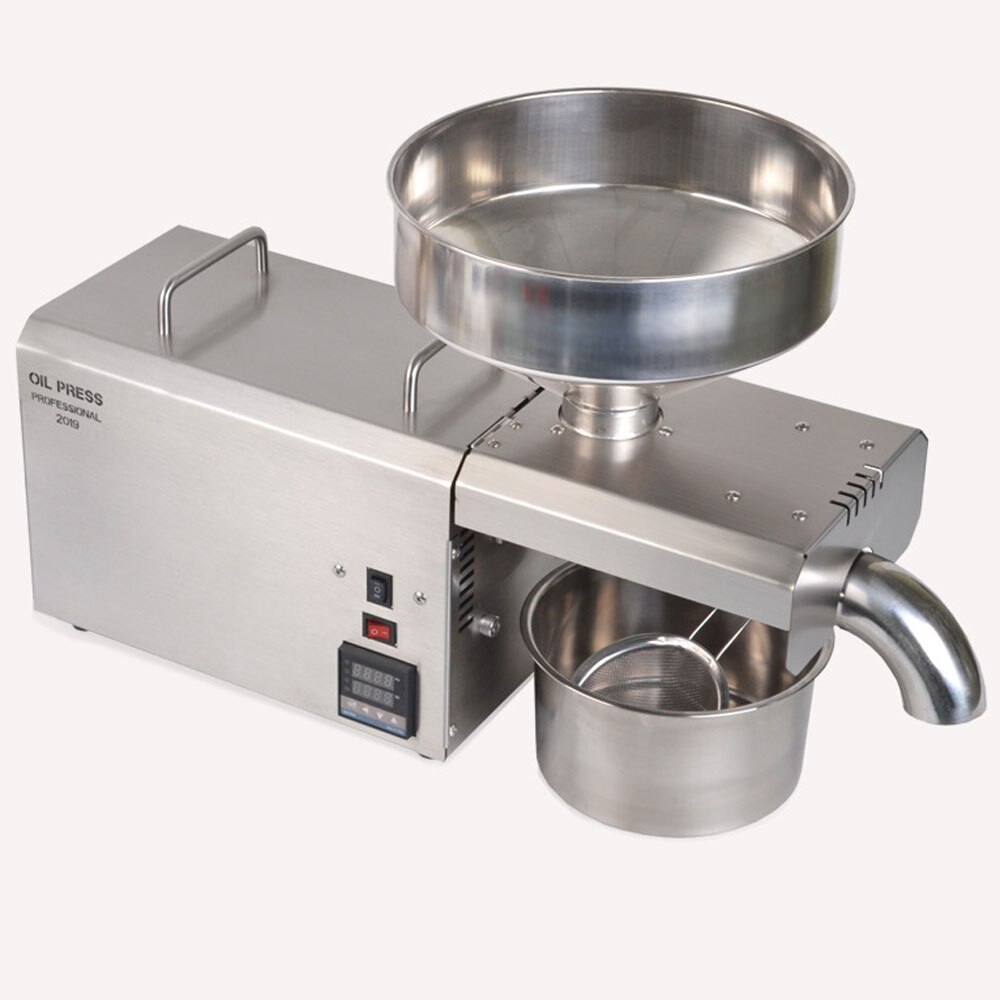 Small-commercial-oil-press-organic-oil-master-Stainless-steel-automatic-oil-machine-hemp-oil-extractor-machinery